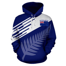 Load image into Gallery viewer, New Zealand - Aotearoa Hoodie Silver Fern