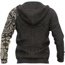 Load image into Gallery viewer, Maori Tangaroa Tattoo New Zealand Hoodie by ByDesignByus for Men and Women